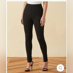 Rafaella Black COMFORT FIT SEAMED BACK LEGGINGS
